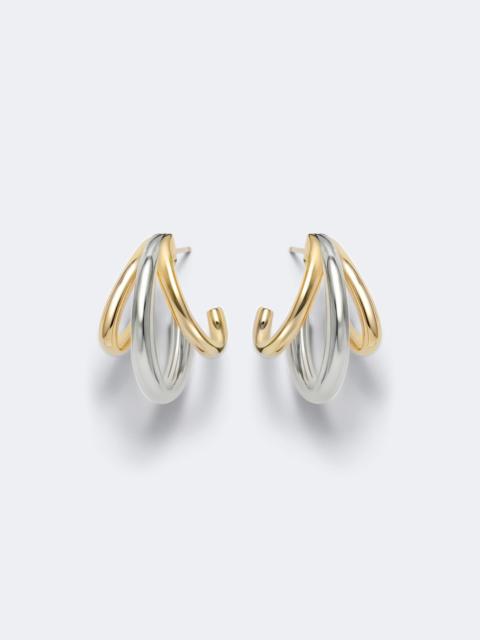 JENNIFER FISHER 14kt gold-plated huggie earrings