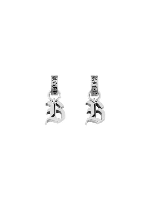 Men's Melrose B Xs Earrings in Antique Silver
