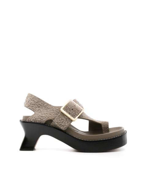 Ease 90mm suede sandals
