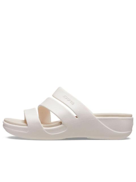 crocs (WMNS) Crocs Boca Strappy Wedge Sandals 'White' 207434-159