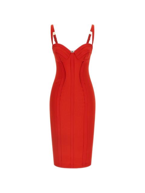 ELISABETTA FRANCHI bustier midi dress