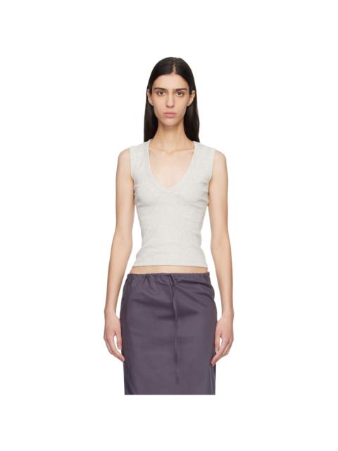 FLORE FLORE Gray Dewi Tank Top