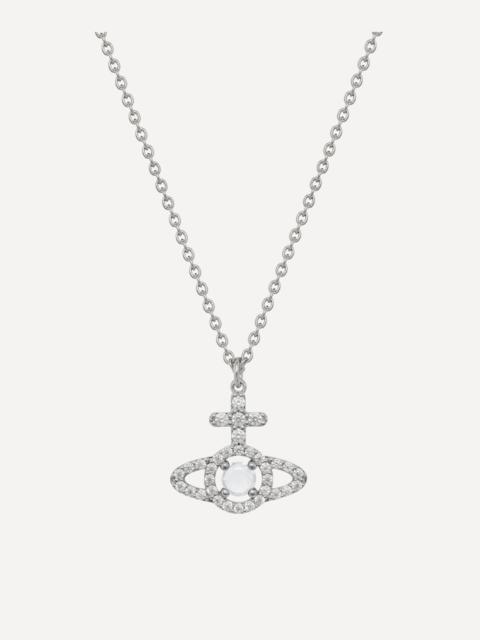 Vivienne Westwood Platinum-Tone Olympia Pendant Necklace