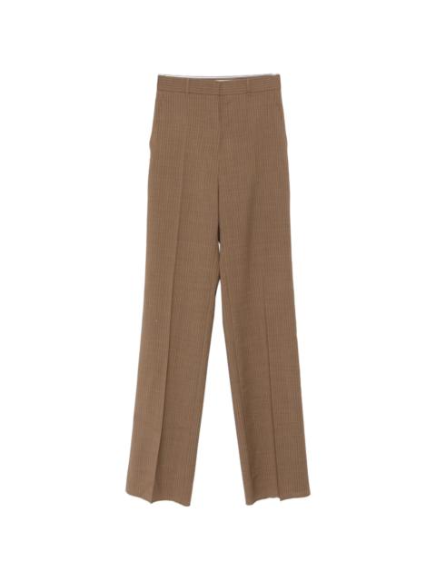 Max Mara Studio Max Mara Studio Stripe-pattern Straight-leg Trousers