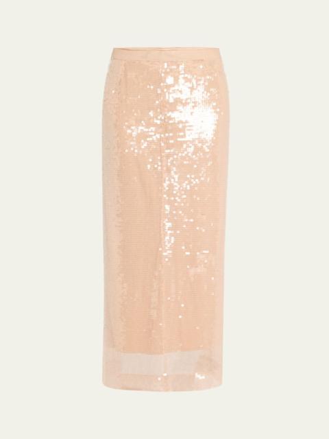 RAMY BROOK Annita Sequined Midi Skirt