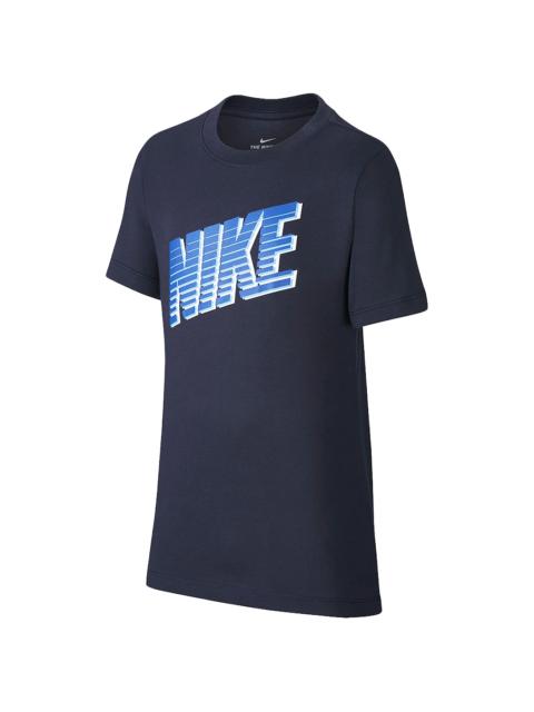 Nike Sportswear Icon Block T-shirt GS "Midnight Navy" CU4570 451