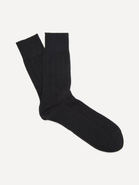 FALKE Lhasa Ribbed Cashmere-Blend Socks