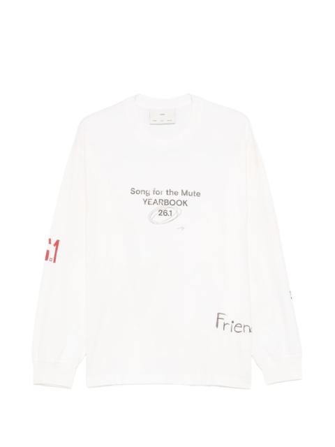 Song for the Mute long-sleeve graphic T-shirt