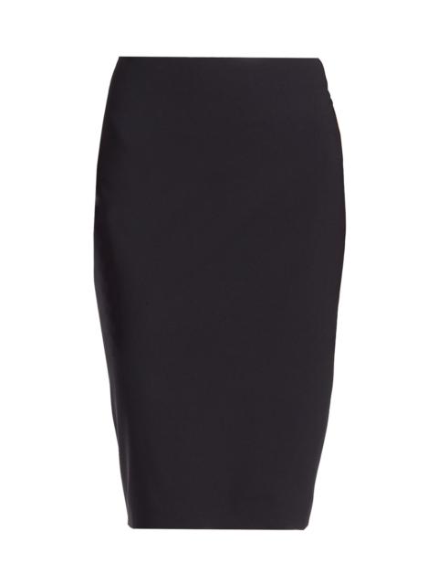 Theory Women's Skinny Stretch-Wool Pencil Skirt - Black