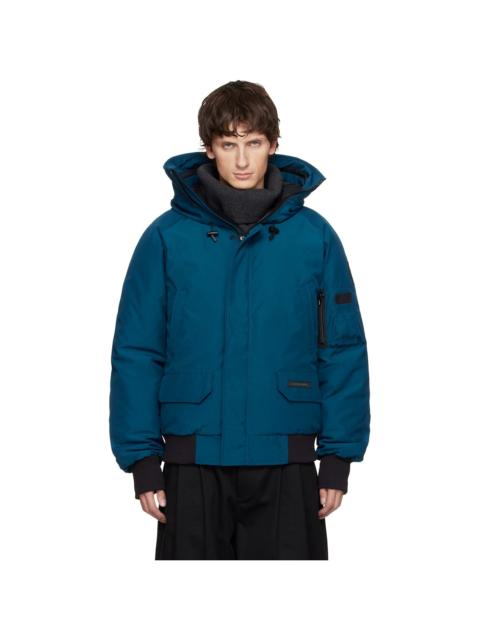 Canada Goose Blue 'Black Label' Chilliwack Bomber Down Jacket