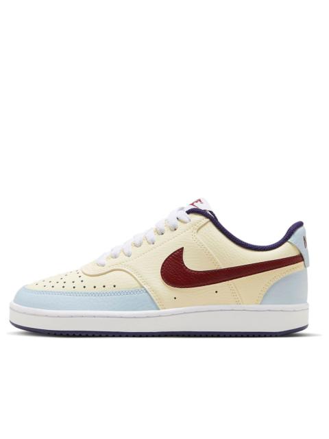 Nike (WMNS) Nike Court Vision 1 Low 'Beige Blue Burgundy' FV8114-161