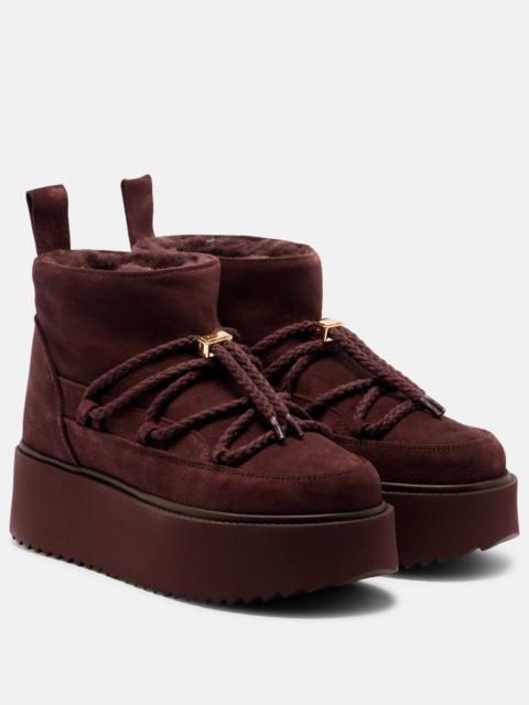 INUIKII Classic Low suede platform snow boots