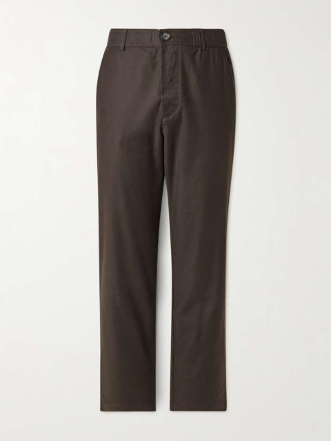 Oliver Spencer Straight-Leg Herringbone Linen-Blend Suit Trousers