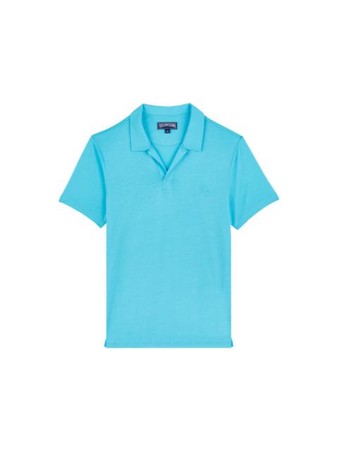 Vilebrequin Men Tencel Polo Shirt Solid