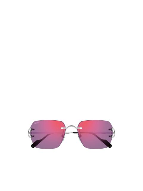 Cartier rimless sunglasses