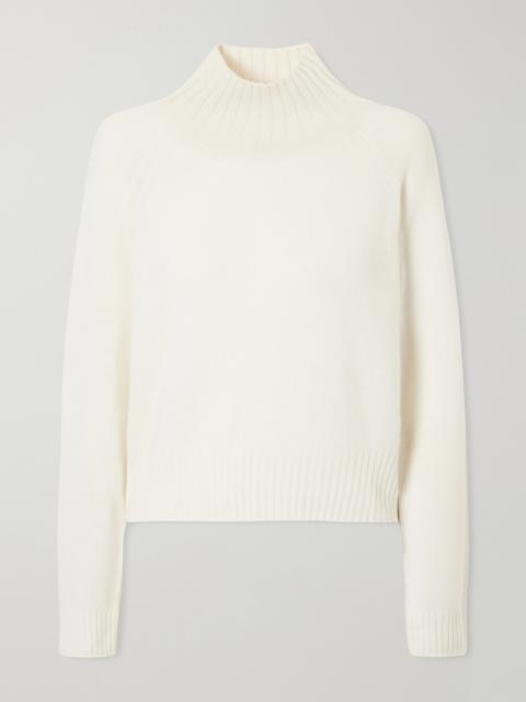 Allude Mock-neck Cashmere Sweater