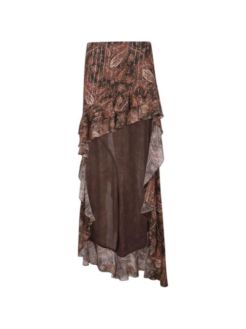 THE ANDAMANE Asymmetrical skirt