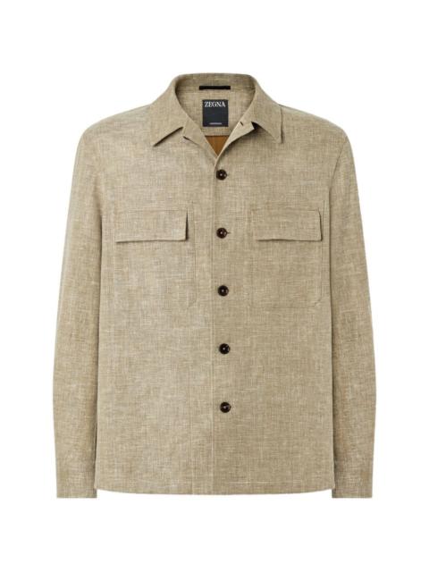 ZEGNA chest-pocket shirt jacket