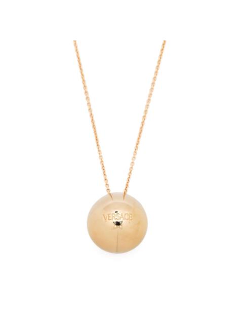 sphere-pendant necklace