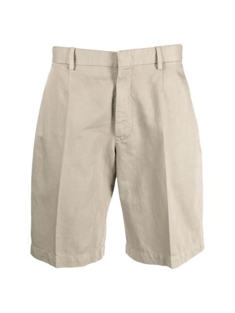 Summer knee-length chino shorts