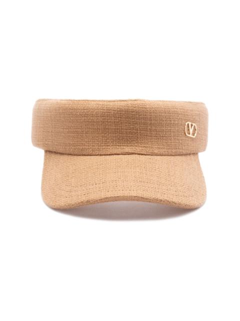Valentino cotton visor hat