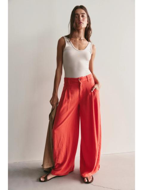 FREE PEOPLE About It Baggy Linen Trousers