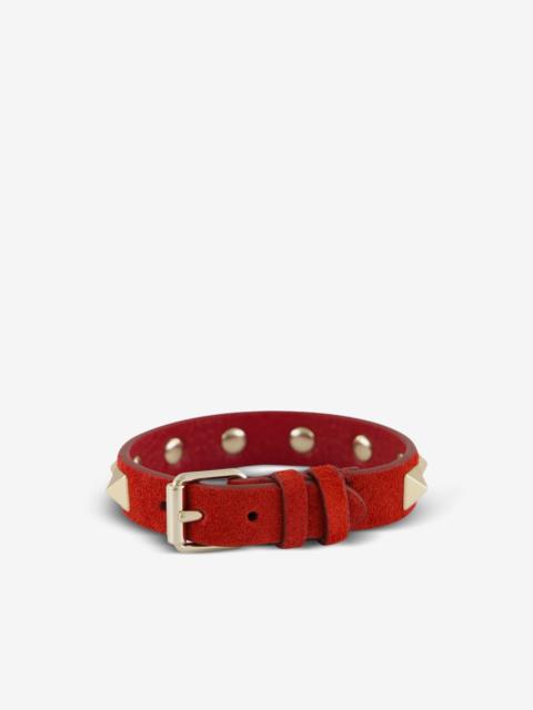Valentino Rockstud suede bracelet