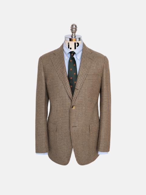 J. PRESS MADE-IN-USA LIGHT OLIVE MULTI CHECK SPORT COAT