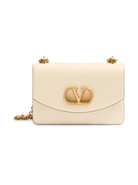 Valentino Women's Vain Shoulder Bag in Shiny Calfskin - Butter