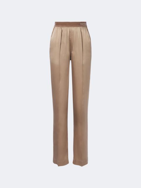 TOM FORD Silk satin straight pants
