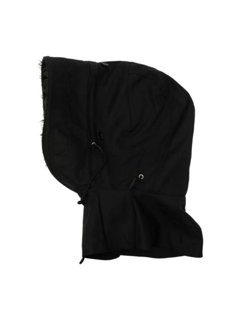 Comme Des Garçons faux-fur hood hat