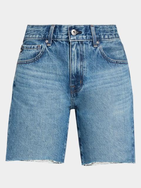 rag & bone Flexi Wren Mid-Rise Bermuda Shorts