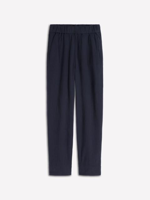 BODEN Double Cloth Crop Pants-Navy