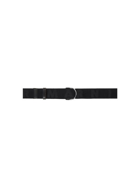 Black Logo Belt