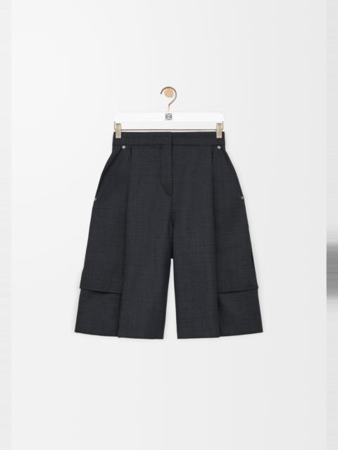 Loewe Cargo shorts in wool