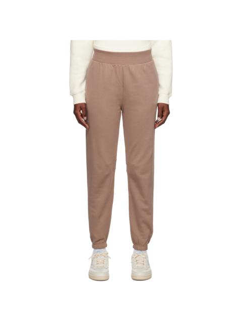 Taupe Embroidered Lounge Pants