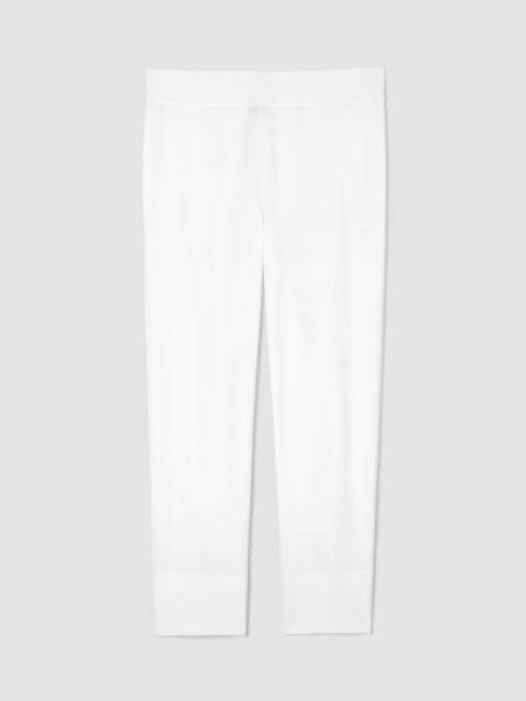 EILEEN FISHER Washable Stretch Crepe Slim Pant