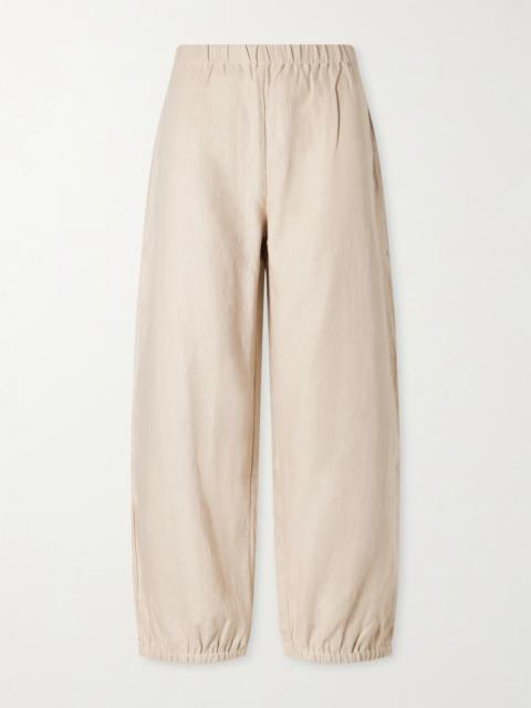 SUZIE KONDI Delos Linen Wide-leg Pants