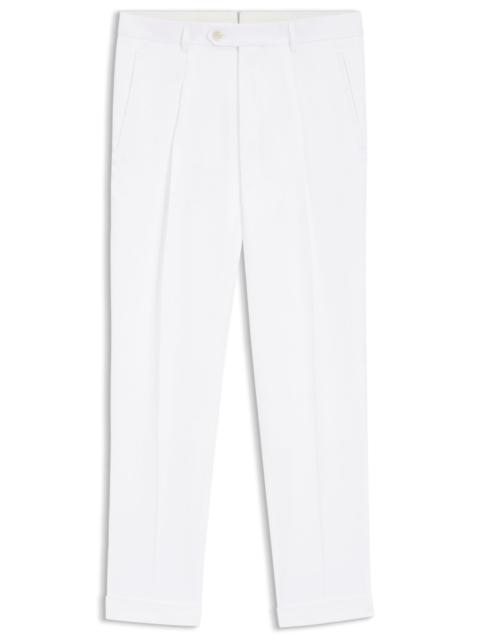 BOSS REGULAR-FIT TROUSERS IN LINEN