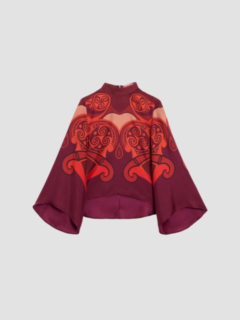 La DoubleJ Women's Make an Exit Top - Alchemy Dark Red