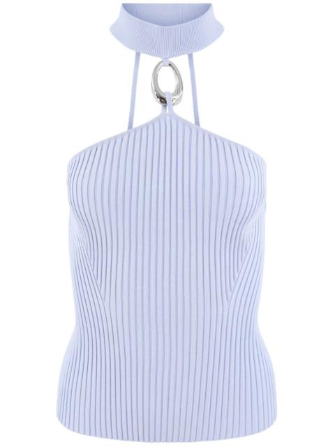 SIMKHAI ring-embellished knitted top