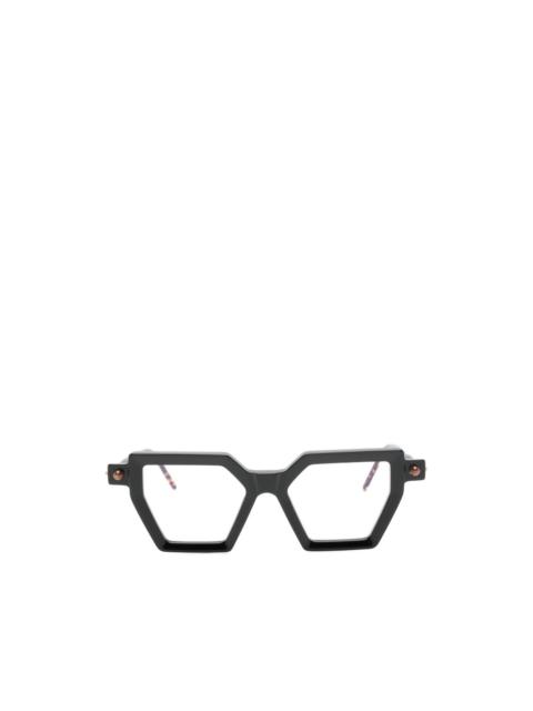 Kuboraum geometric-frame glasses