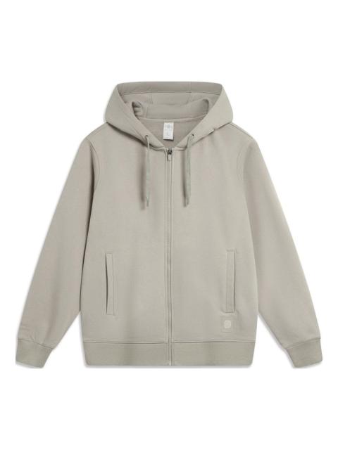 Li-Ning Li-Ning Chinese Color Full Zip Hooded Jacket 'Grey' AWDT967-7