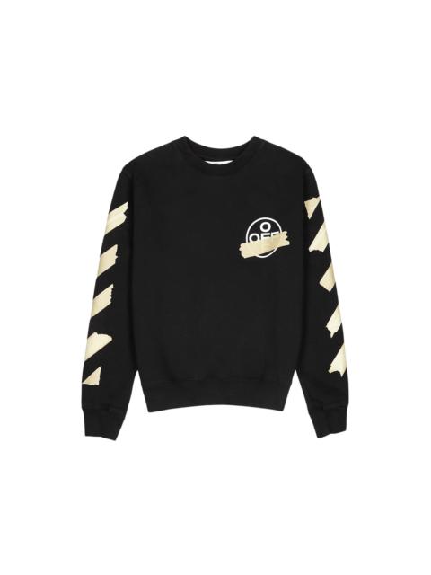 Off-White OFF-WHITE Tape Diag Arrows Sweatshirt Black/Beige