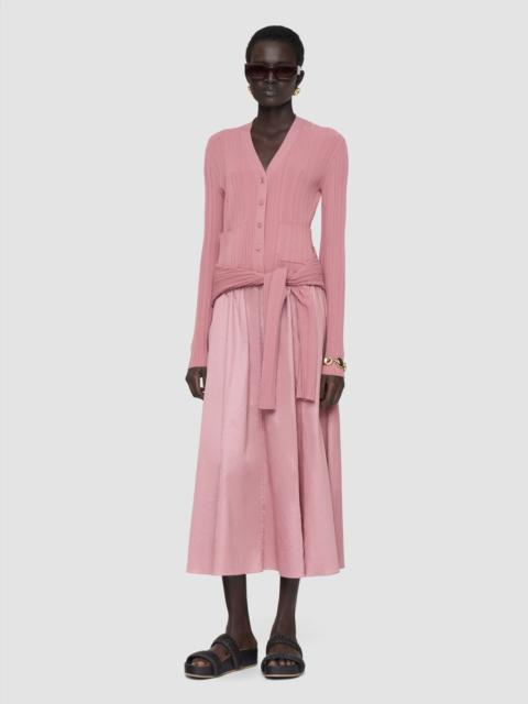 JOSEPH Sinai Plissé Knit Cardigan