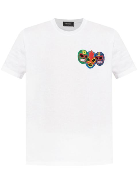 DSQUARED2 patch-applique T-shirt