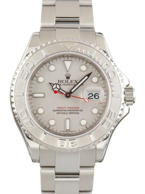 ROLEX Pre-Owned Rolex Yacht-Master 40 Ref 16622 Platinum Bezel