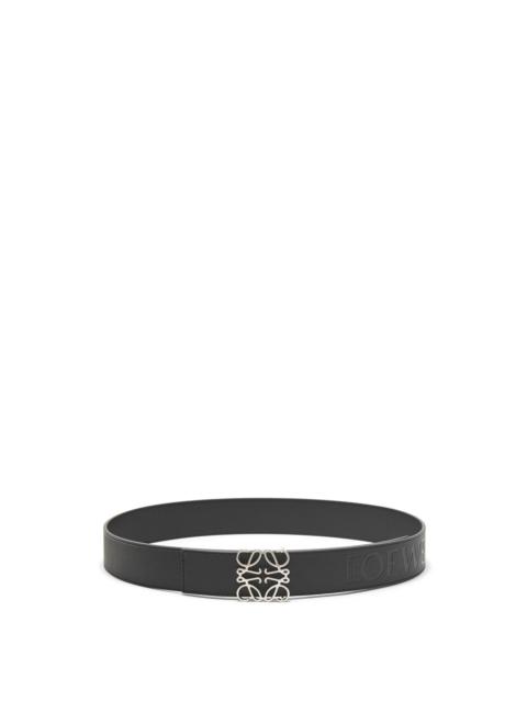 Loewe Reversible Anagram belt in diamond calfskin