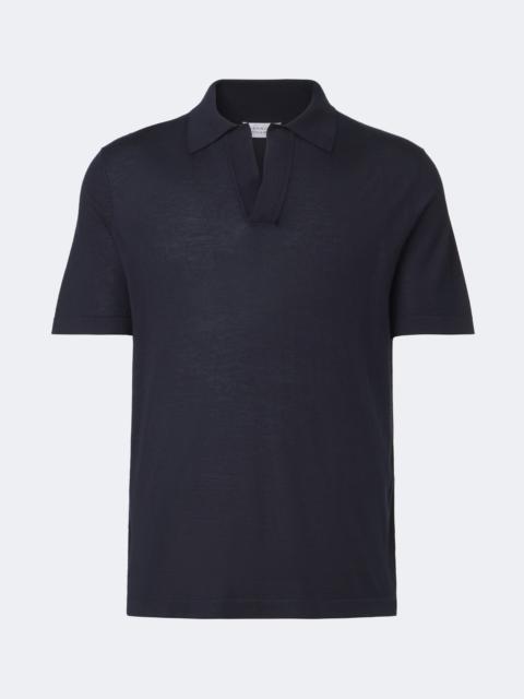 GABRIELA HEARST Stendahal cashmere and silk polo shirt