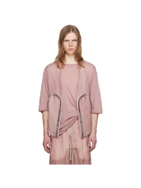 Rick Owens Pink Bauhaus Leather Vest